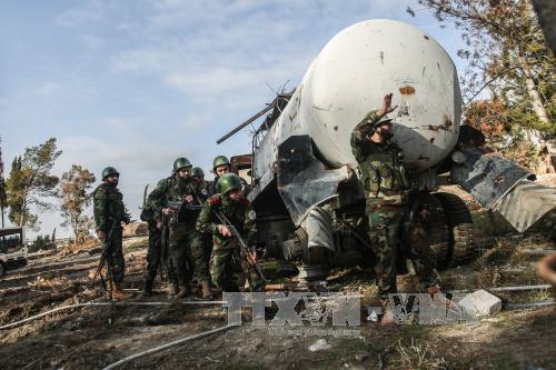 Quân chính phủ Syria bị phục kích ở vùng Đông Ghouta, 28 binh sĩ thiệt mạng